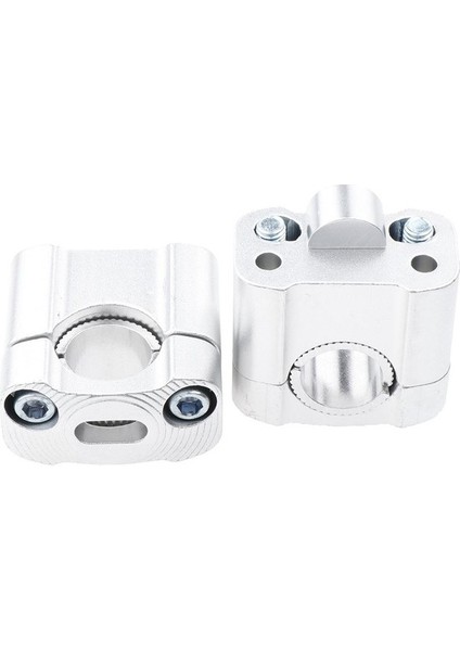 430 2 Parça Motosiklet Gidon Yükselticil 22 Mm. 28 mm Nikel Takım