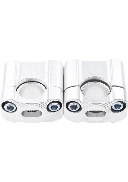 430 2 Parça Motosiklet Gidon Yükselticil 22 Mm. 28 mm Nikel Takım indirimleri