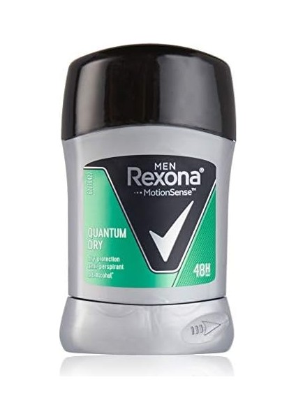 Rexona Men Quantum Dry Erkek Anti-Perspirant Stick Deodorant (50 Ml)