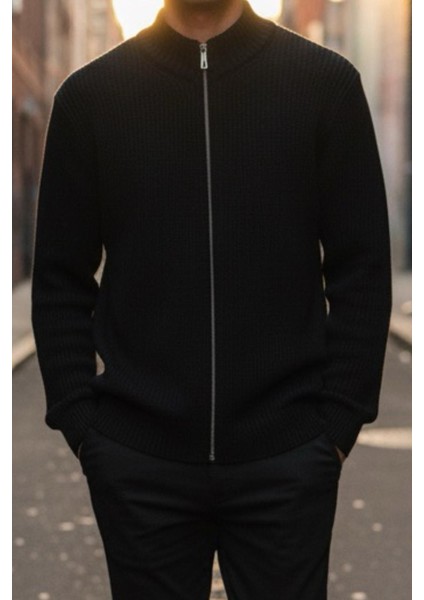 Loken Tam Fermuarlı Dik Yaka Kalın Erkek Hırka fiyatları