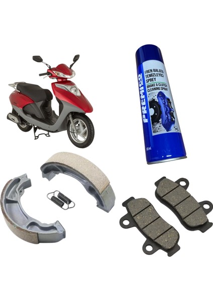 Mondial Ritmica Ön Arka Fren Balatası Balata Sprey Hediye