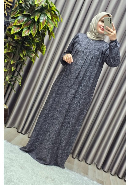 Kadın Tesettür Giyim Büyük Beden Çıtır Desen Tam Robalı Elbise fiyatları