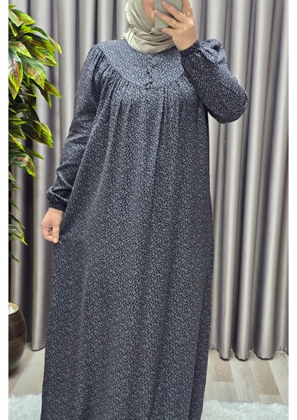 Kadın Tesettür Giyim Büyük Beden Çıtır Desen Tam Robalı Elbise indirimleri