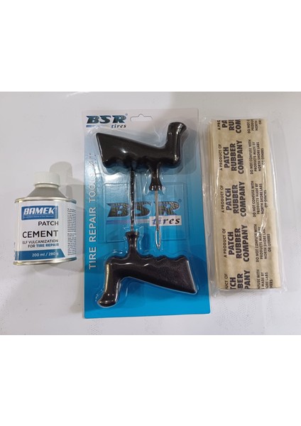 Dubleks Lastik Tamir Kiti, Fitil Atma, Kanal Açıcı, 30 Adet Uzun Amerikan Fitil ve Solüsyon fiyatları