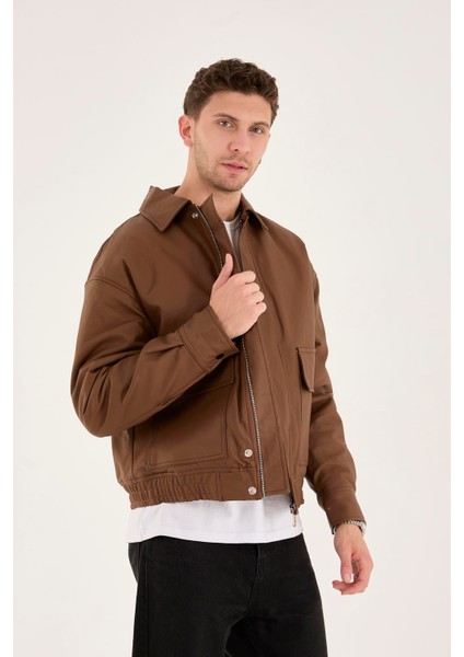 X-2014 Bel Lastikli Içi Kapitone Deri Mont fiyatları