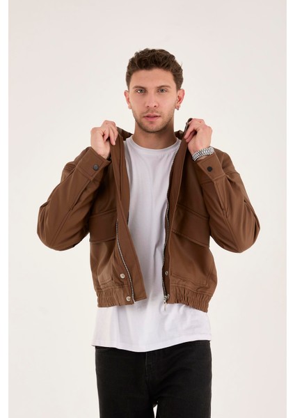 X-2014 Bel Lastikli Içi Kapitone Deri Mont indirimleri