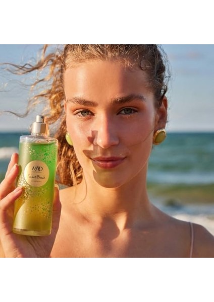 Mad Sweet Beach Body Mist 250 ml – Hindistan Cevizi, Yasemin ve Vanilya ile Meyvemsi, Tatlı ve Enerji Veren Vücut Spreyi