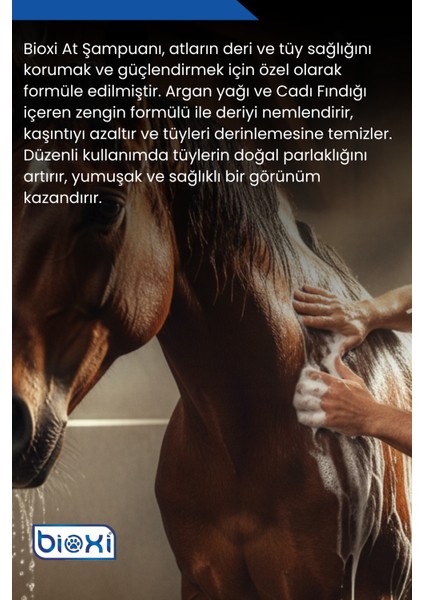 Deri ve Tüy Bakımı Için Besleyici, Nemlendirici Formül, Argan Içerikli At Şampuanı 500 ml fırsatları