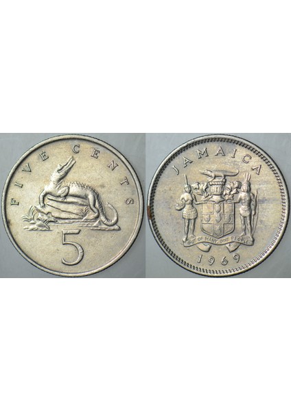 Jamaika 5 Cent 1969.