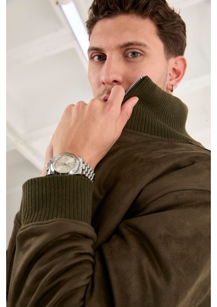 X-2021 Ribanalı Içi Kapitone Süet Mont indirimleri