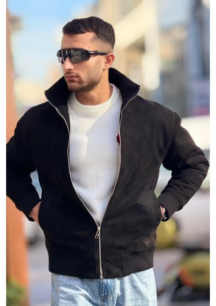 X-2021 Ribanalı Içi Kapitone Süet Mont fırsatları