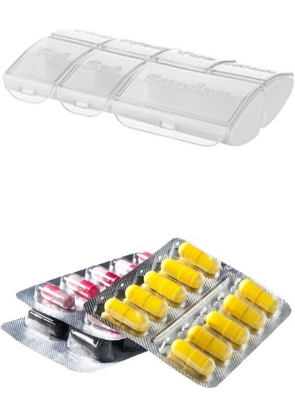 Haftalık 7 Bölmeli Saklama ve Hatırlatma Kutusu fırsatları