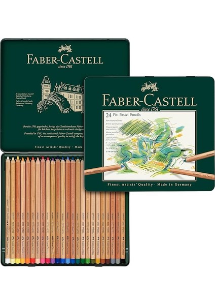 Pitt Pastel Boya Kalemi, 24 Renk