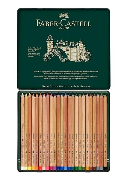 Pitt Pastel Boya Kalemi, 24 Renk modelleri