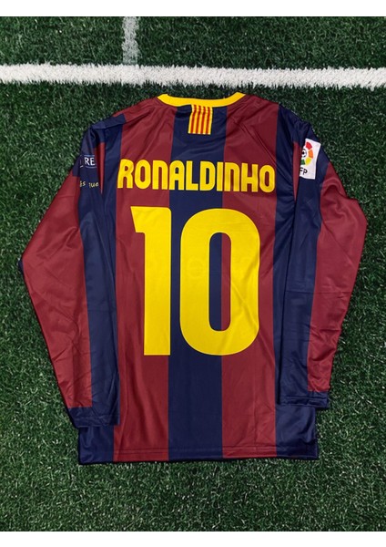 Nostaljik Barcelona Uzun Kol Ronaldinho Forma
