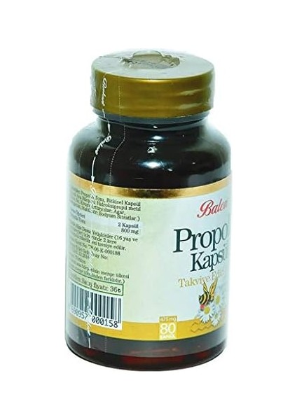 Balen Propolis Kapsül 670 Mg*80 1 Paket(1 x 1000 G) modelleri
