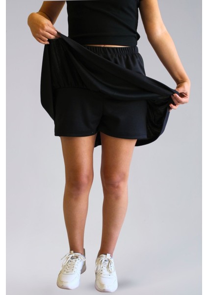 Mevsimlik Kadın Etek - Ecrin Kumaş Mevsimlik Mini Boy Kadın Şort Etek indirimleri