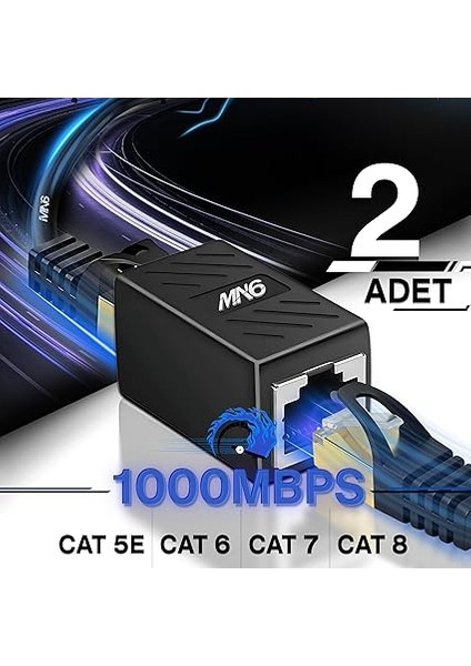 M13X Cat6 Kablo Birleştirici/cat5-Cat6-Cat7-Cat8-Uyumlu/ethernet Kablo Uzatma Aparatı-Ethernet Uzatma Aparatı (3) fiyatları