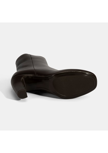 Kadın Kahve Topuklu Deri Bot fırsatları