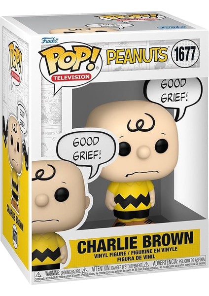 Pop Animation: Peanuts - Charlie Brown (Good Grief) Figür