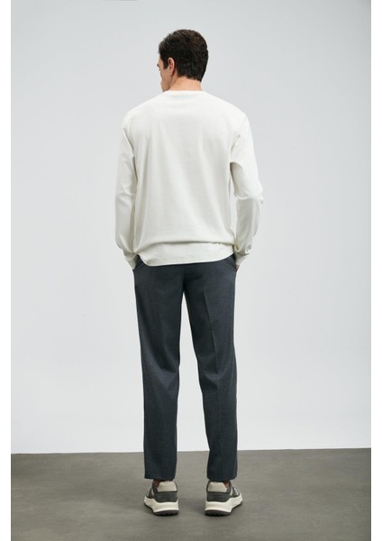 Victor Erkek Sweatshirt Kırık Beyaz (112020056)