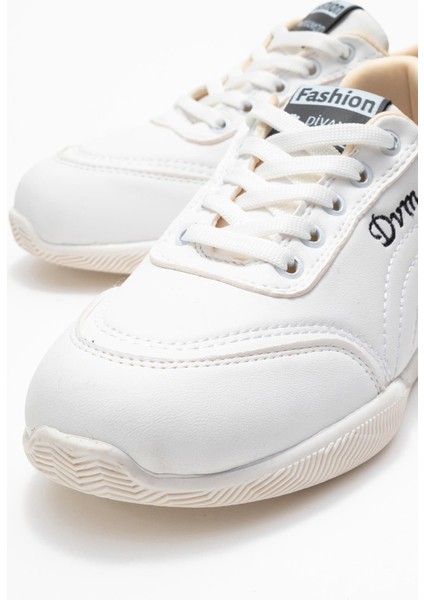 Virto Premium Beyaz Bağcıklı Kadın Spor Ayakkabı indirimleri
