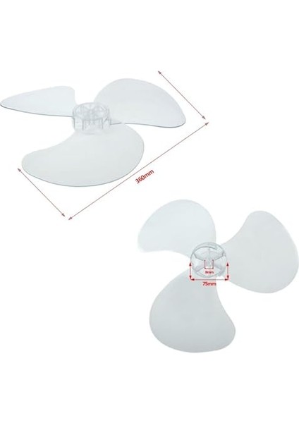 Sert Plastik Malzeme Vantilatör Pervanesi, Ufo, Alf ile Uyumlu modelleri