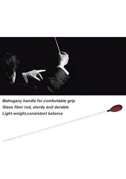 Müzik Şefi Baton, Koro Orkestrası Band Konseri Için Müzik Şefi Baton Orkestra Şefi Değnek (R135J 35,8 Mm) indirimleri