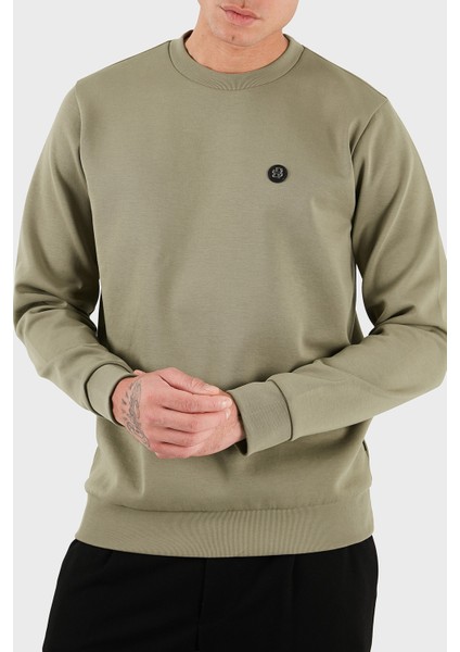 Pamuk Karışımlı Regular Fit Bisiklet Yaka Sweat Erkek Sweat 50520302 245