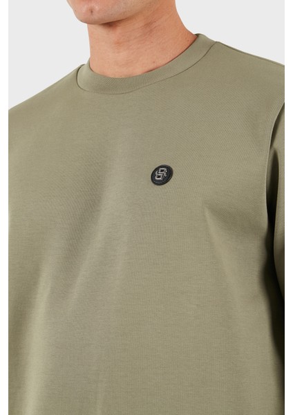 Pamuk Karışımlı Regular Fit Bisiklet Yaka Sweat Erkek Sweat 50520302 245