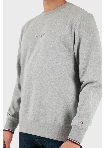 Pamuklu Regular Fit Logolu Sweat Erkek Sweat MW0MW33639 P01 fırsatları