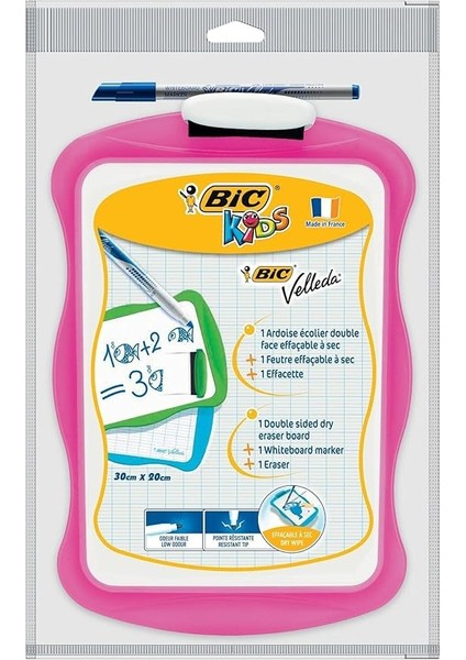 30X20 cm Mini Beyaz Yazı Tahtası + Tahta Kalemi + Silgi