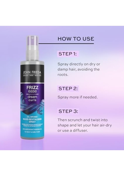 John Frieda Frizz Ease Dream Curls Yağ Bazlı Canlandırıcı Sprey modelleri