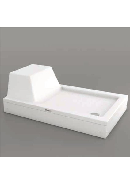 Nuva Dikdörtgen Oturmalı Duş Teknesi, Panelli