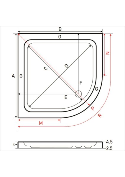 Baffin Oval Duş Teknesi, Flat fırsatları
