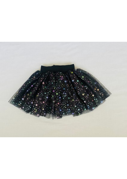 Kız Bebek Parlak Yıldız Baskılı Tütü Etek