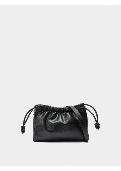 Büzgü Detaylı Çapraz Askılı Çanta