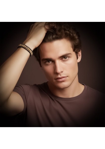 Odun Jasper & Hematit Çelik Örgülü Deri Bileklik 9592B22D8 fiyatları