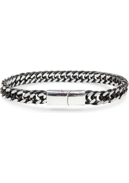 Çift Sıra Otantik Çelik Zincir Bileklik 9595B2D2 fiyatları