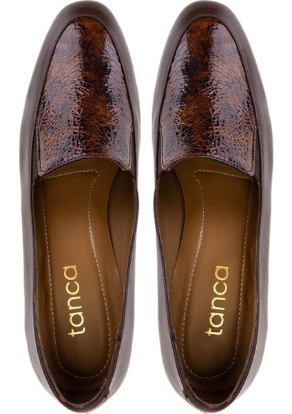 Kadın Hakiki Deri Kahverengi Klasik Ayakkabı 1135 06102 Bn Ayk SK25-26 Khv Dr/khv Krsk Dr indirimleri