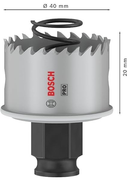 1 x Pro Sheet Metal Power Change Plus Delikli Testere (Paslanmaz Çelik Levhalar, Çelik Levhalar, Ø 40 Mm, Profesyonel Aksesuar Döner Matkap/sürücü) indirimleri