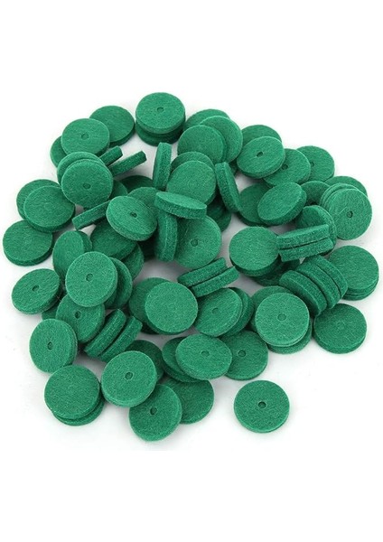 Piyano Onarım Parçası 90 Adet 22 mm Piyano Keçesi Denge Rayı Delmeleri, Klavye Dengesi Yıkayıcılar, Piyano Onarımı Için Keçe Piyano Tesviye Anahtar Yıkayıcılar, Yeşil