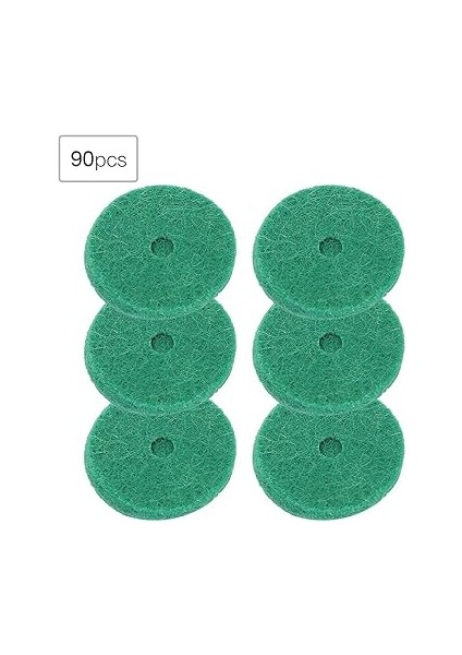 Piyano Onarım Parçası 90 Adet 22 mm Piyano Keçesi Denge Rayı Delmeleri, Klavye Dengesi Yıkayıcılar, Piyano Onarımı Için Keçe Piyano Tesviye Anahtar Yıkayıcılar, Yeşil modelleri