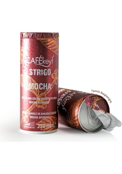 Bedbox Cafekeyf Mocha Sütlü Kahveli ve Kakaolu Içecek 12 Li Paket