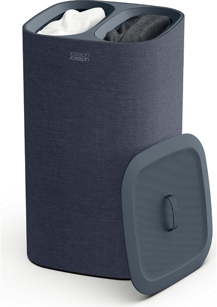 Tota Çamaşır Ayırma Sepeti, Siyah, 60 L