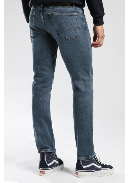 Jagger Normal Bel Dar Kesim Düz Paça Mavi Erkek Jean Pantolon fırsatları