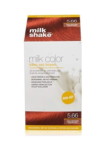 Milk Shake Milk Color Eko Kit Saç Boyası 5.66 (0.5 G)