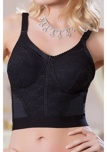 Siyah Mideli Sütyen