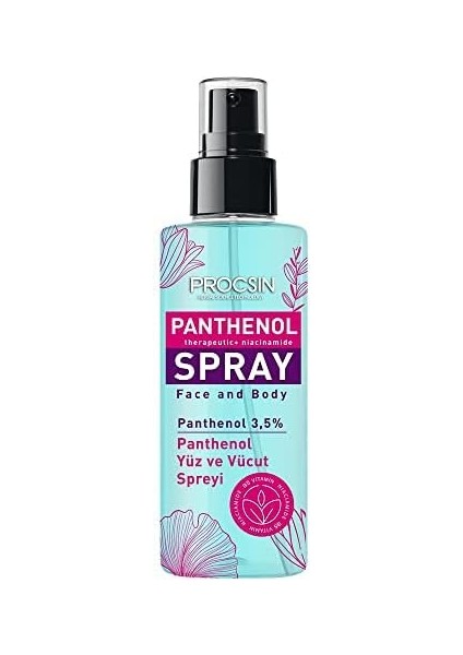 Procsın Panthenol Nemlendirici ve Tazeleyici Yüz Vücut Spreyi 100 ml