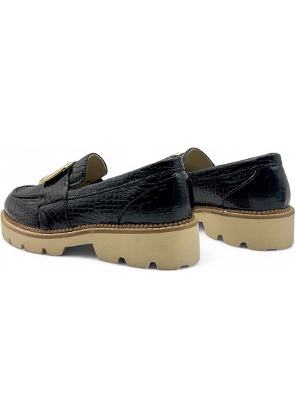 Harlow Acı Kahve Kroko Toka Detaylı Hakiki Deri Maskülen Kadın Loafer fiyatları